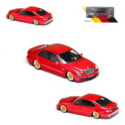 MK Model Mercedes-Benz E63 AMG W211 Lowered Red 1:64