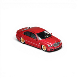 MK Model Mercedes-Benz E63 AMG W211 Lowered Red 1:64