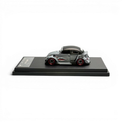 HKM Model VW Beetle Convertible Grey Shark Mouth 1:64