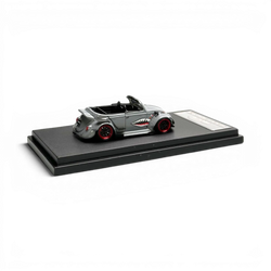 HKM Model VW Beetle Convertible Grey Shark Mouth 1:64