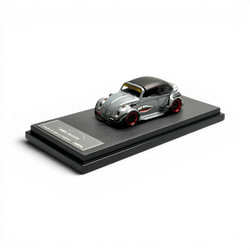 HKM Model VW Beetle Convertible Grey Shark Mouth 1:64