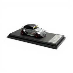 HKM Model VW Beetle Convertible Grey Shark Mouth 1:64
