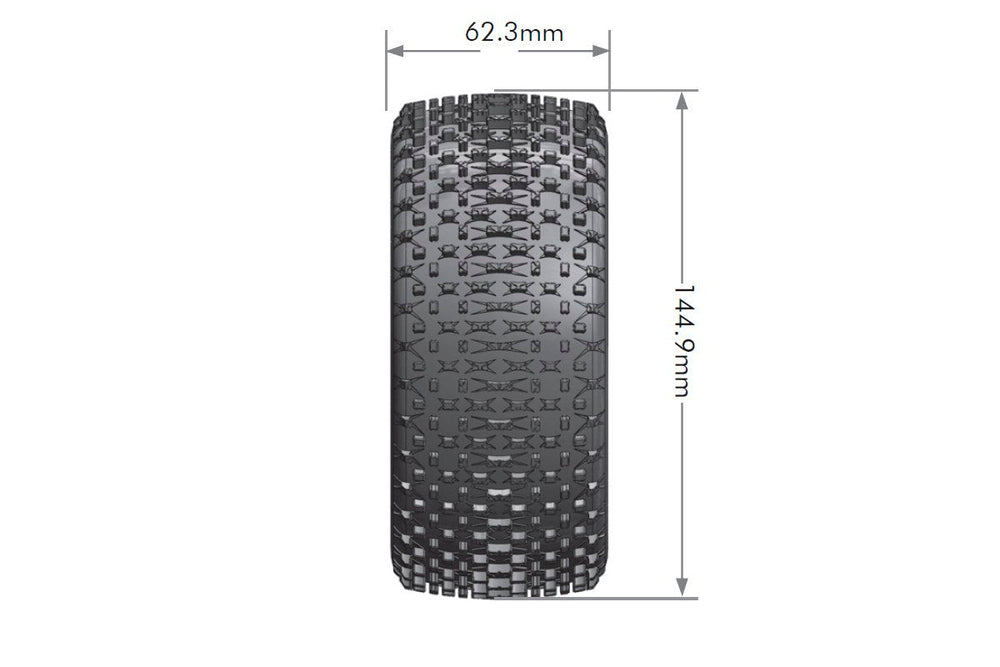 Louise R/C T-Pirate 1/8 Off Road Truggy Tires, Super Soft, Unmounted LT3134VI (ONLINE ORDER ONLY)