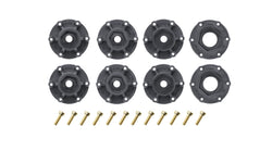 Louise R/C SC-Rocket M Oval Track 1/10 Short Course Tires, Super Soft, 12, 14 & 17mm Hex on Black Rim (2) LT3228VB (ONLINE ORDER ONLY)
