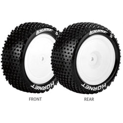 Louise R/C E-Hornet 1/10 4WD Front Buggy Tire Soft, 12mm Hex, Mounted LT3170SWKF (ONLINE ORDER ONLY)