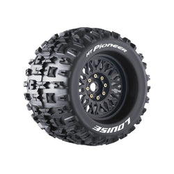 Louise RC MT-Pioneer Sport Compound 1/8 4.2 Monster Truck MFT Belted Tires, 0" & 1/2" Offset, LT3218X (ONLINE ORDER ONLY)