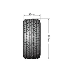 Louise R/C SC-Rocket M Oval Track 1/10 Short Course Tires, Unmounted LT3228VI (ONLINE ORDER ONLY)