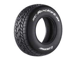 Louise R/C SC-Rocket M Oval Track 1/10 Short Course Tires, Unmounted LT3228VI (ONLINE ORDER ONLY)