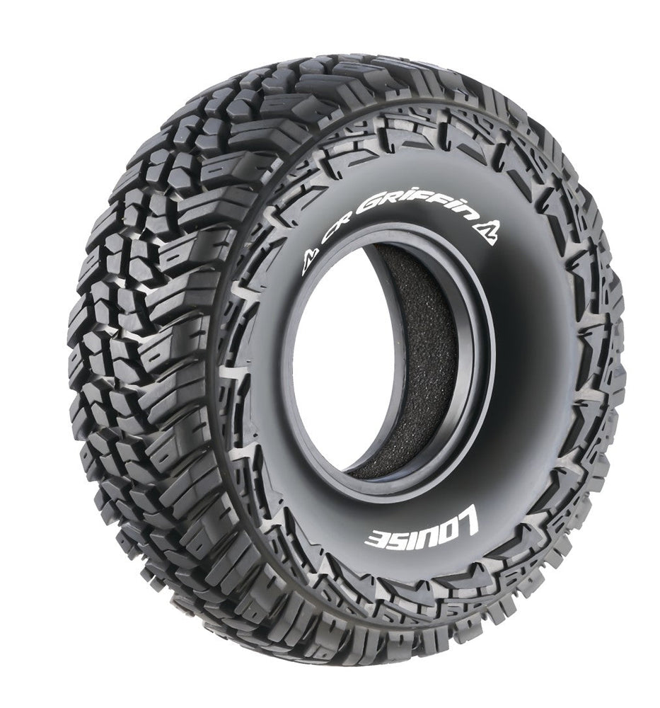 Louise R/C CR-Griffin 1/10 1.9" Crawler Tires, Super Soft, Front/Rear (2) LT3230VI (ONLINE ORDER ONLY)