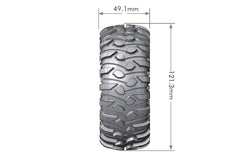 Louise R/C CR-Rowdy 1/10 1.9" Crawler Tires, 12mm Hex, Super Soft, Mounted on Black Rim, Front/Rear (2) LT3233VB (ONLINE ORDER ONLY)