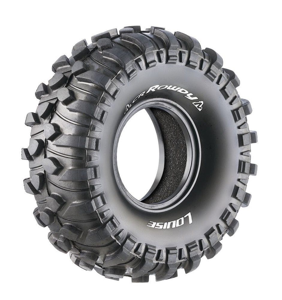 Louise R/C CR-Rowdy 1/10 1.9" Crawler Tires, Super Soft, Front/Rear (2) LT3233VI (ONLINE ORDER ONLY)