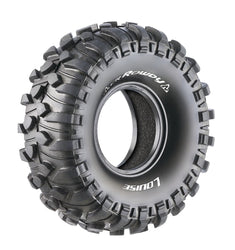 Louise R/C CR-Rowdy 1/10 1.9" Crawler Tires, Super Soft, Front/Rear (2) LT3233VI (ONLINE ORDER ONLY)