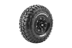 Louise R/C CR-Griffin 1/10 2.2" Crawler Tires, 12mm Hex, Super Soft, Mounted on Black Rim, Front/Rear (2) LT3235VB (ONLINE ORDER ONLY)