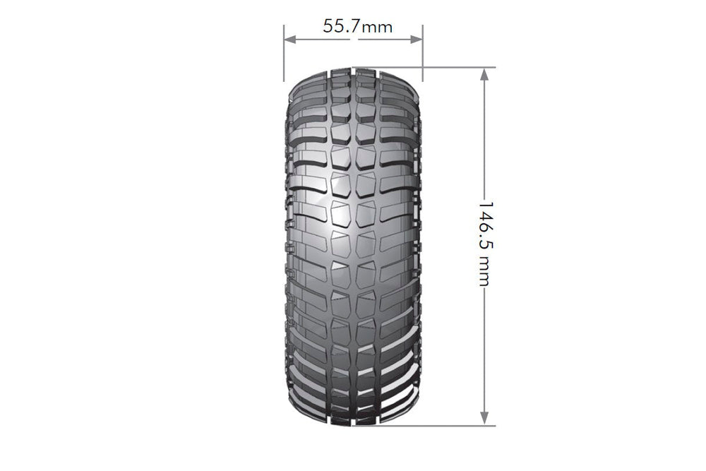Louise R/C CR-Ardent 1/10 2.2" Crawler Tires, Super Soft, Front/Rear (2) LT3237VI (ONLINE ORDER ONLY)