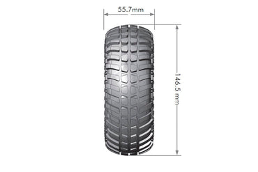 Louise R/C CR-Ardent 1/10 2.2" Crawler Tires, Super Soft, Front/Rear (2) LT3237VI (ONLINE ORDER ONLY)