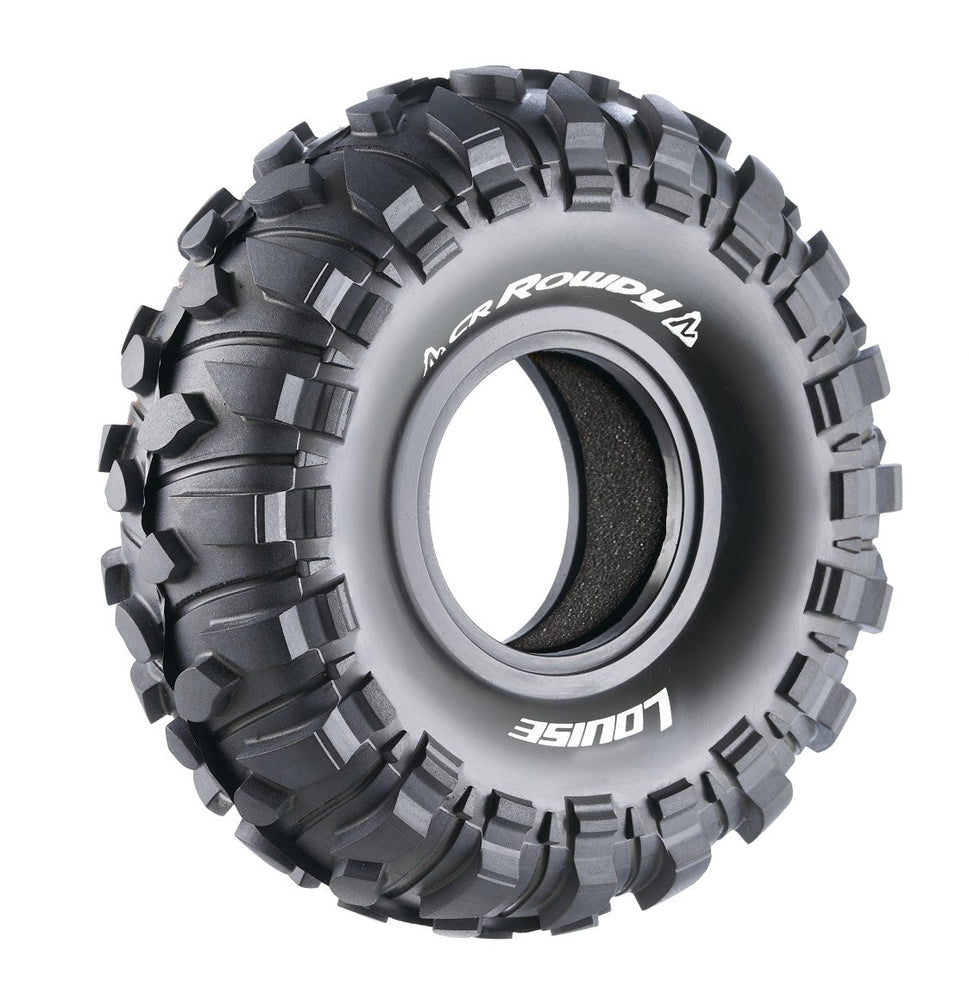 Louise R/C CR-Rowdy 1/10 2.2" Crawler Tires, Super Soft, Front/Rear (2) LT3238VI (ONLINE ORDER ONLY)
