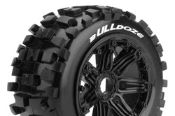 Louise R/C B-Ulldoze 1/5 Off-Road Buggy Tires, 24mm Hex, Mounted on Black Rims LT3244B (ONLINE ORDER ONLY)
