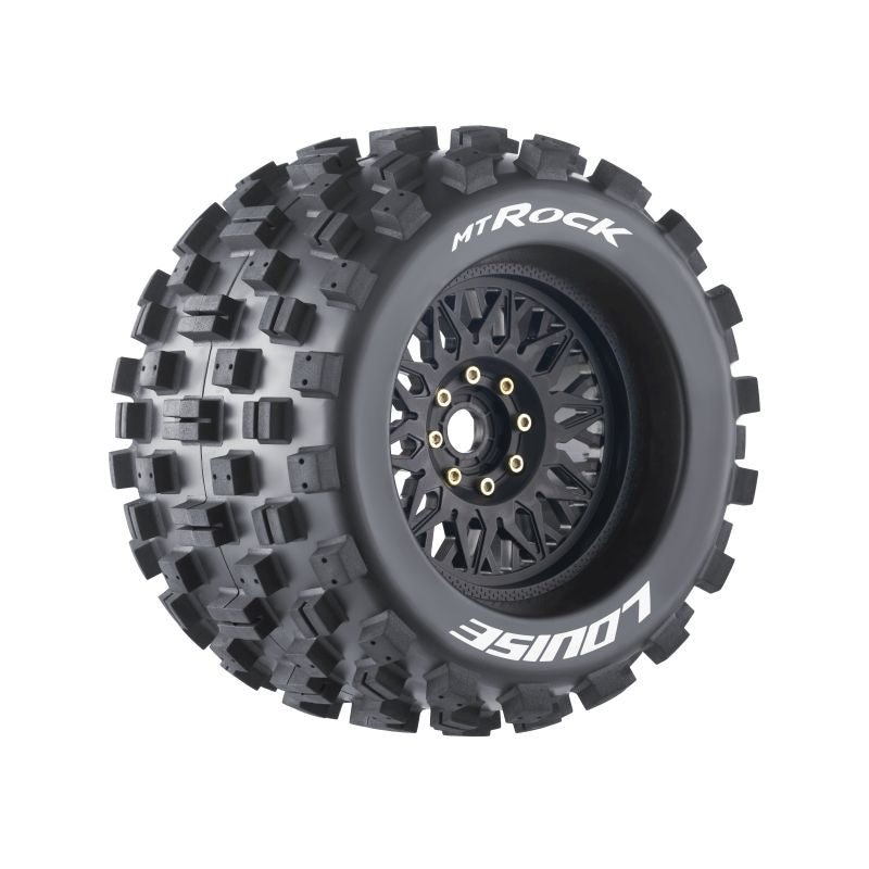 Louise RC MT-Rock Sport Compound 1/8 3.8 Monster Truck MFT Belted Tires, 0" & 1/2" Offset, LT3277X (ONLINE ORDER ONLY)