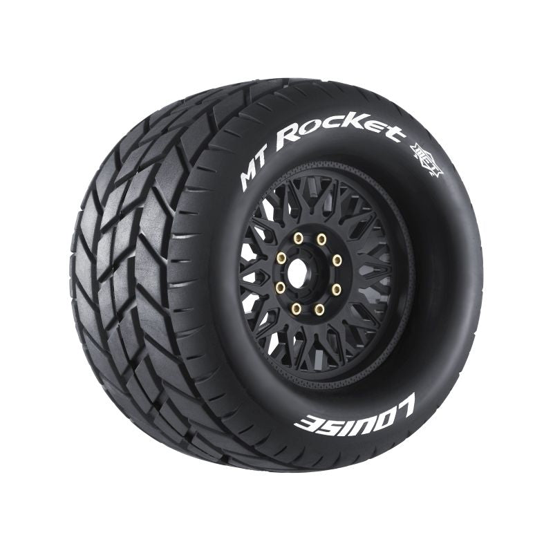 Louise RC MT-Rocket Sport 1/8 3.8 Monster Truck MFT Belted Tires 17mm Hex Hub 0 & 1/2 Offset LT3320X (ONLINE ORDER ONLY)