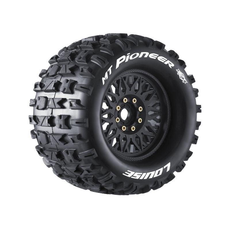 Louise RC MT-Pioneer Sport 1/8 3.8 Monster Truck MFT Belted Tires 17mm Hex Hub 0" & 1/2" Offset LT3321X (ONLINE ORDER ONLY)
