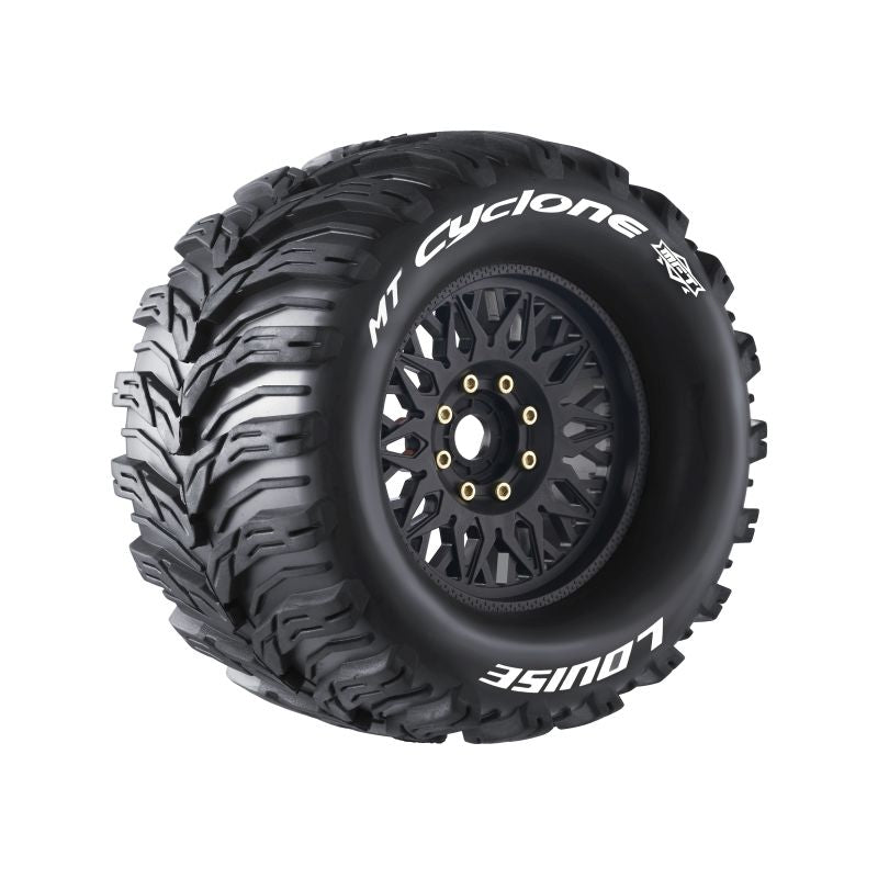 Louise RC MT-Cyclone Sport 1/8 3.8 Monster Truck MFT Belted Tires 17mm Hex Hub 0" & 1/2" Offset LT3323X (ONLINE ORDER ONLY)