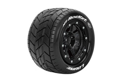 Louise MT-ROCKET Traxxas Maxx Sport Belted MFT Tires Bead-Lock 2.8 Rims 1/2-Offset Hex 17mm (2) (ONLINE ORDER ONLY)