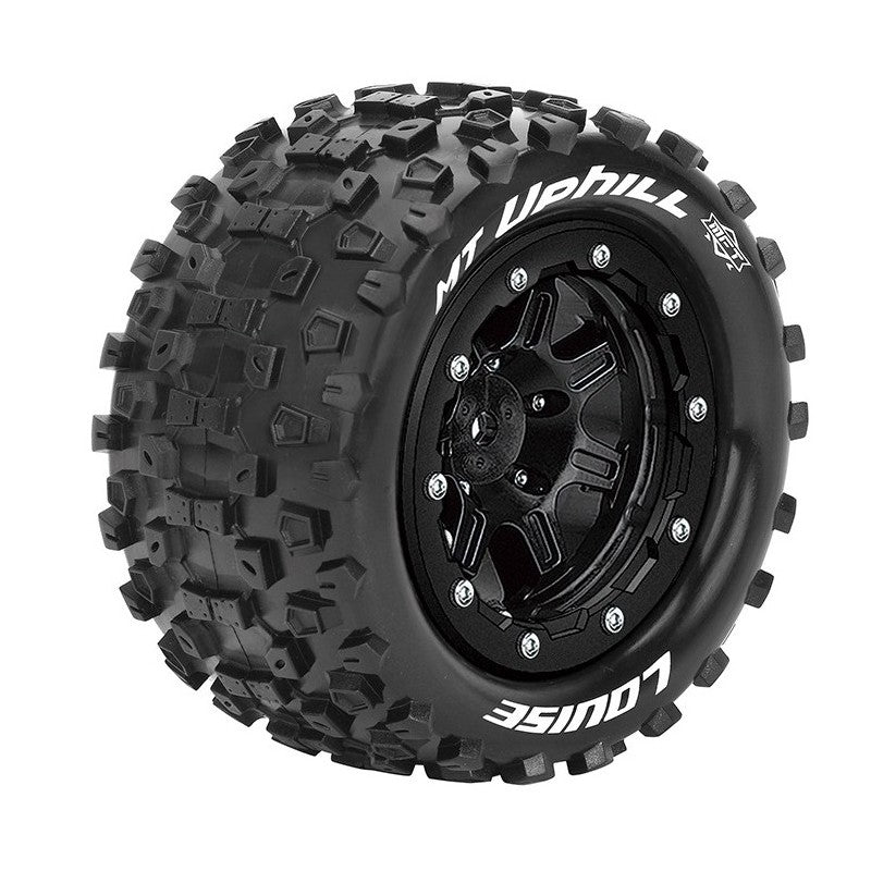 Louise MT-Uphill Traxxas Maxx Sport Belted MFT Tires Bead-Lock 2.8 Rims 1/2-Offset Hex 17mm (2) (ONLINE ORDER ONLY)