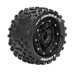Louise MT-Uphill Traxxas Maxx Sport Belted MFT Tires Bead-Lock 2.8 Rims 1/2-Offset Hex 17mm (2) (ONLINE ORDER ONLY)