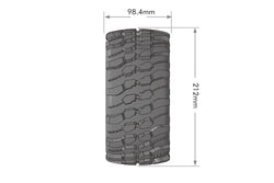 Louise R/C MFT X-Champ X-MAXX XRT Sport Monster Truck Tires, 24mm Hex, (2) LT3349B (ONLINE ORDER ONLY)