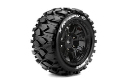 Louise R/C MFT X-Rowdy Sport Monster Truck Belted Tires, 24mm Hex, Mounted (2) Kraton 8S LT3351BM (ONLINE ORDER ONLY)