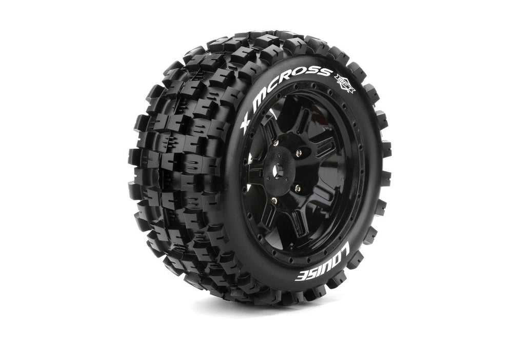 Louise R/C MFT X-Mcross X-MAXX XRT Sport Monster Truck Tires, 24mm Hex, (2) LT3352B (ONLINE ORDER ONLY)