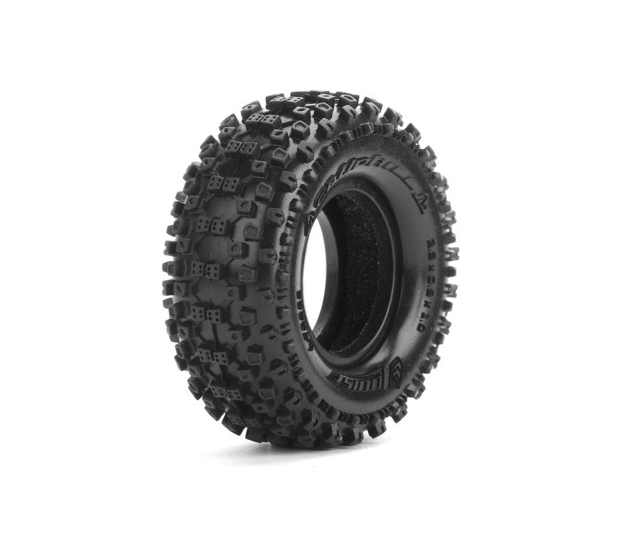 Louise R/C CR-Uphill 1/18, 1/24 1.0" Crawler Tires, Super Soft, (2) LT3369VI (ONLINE ORDER ONLY)