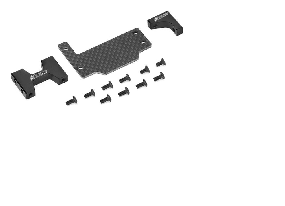 Louise R/C Carbon Servo Mount Set, for LTX Touring & LMX NBA206 (ONLINE ORDER ONLY)