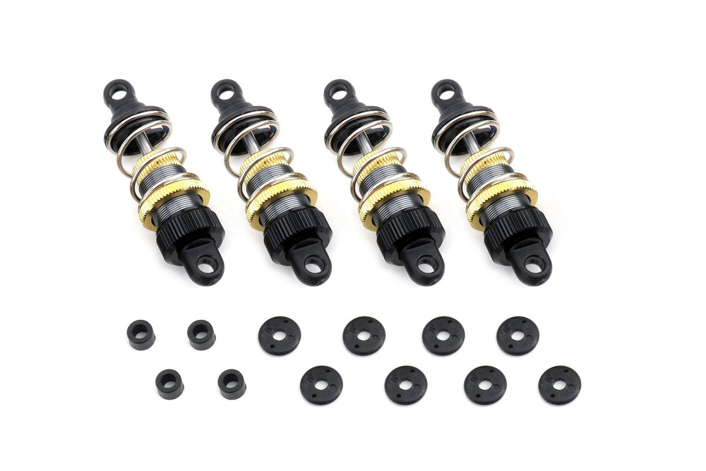 Louise R/C Shock Set (Aluminum), Fits T410 Drift NBA229 (ONLINE ORDER ONLY)