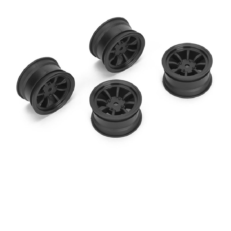 Louise R/C 8 Spoke Wheel +1mm (Black), for LMX NBA262 (ONLINE ORDER ONLY)
