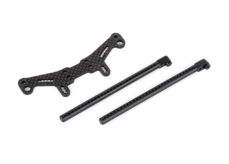 Louise R/C Carbon Rear Shock Tower (for Sedan Body), Fits LMX NBA333 (ONLINE ORDER ONLY)