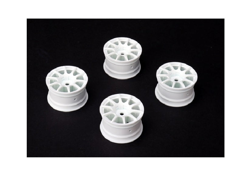 Louise R/C 10 Spoke Wheel +1mm (White), Fits LMX NBA388 (ONLINE ORDER ONLY)