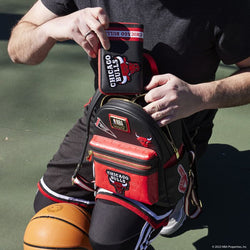 NBA Chicago Bulls Patch Icons Mini Backpack by Loungefly (Online Order Only)