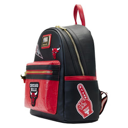 NBA Chicago Bulls Patch Icons Mini Backpack by Loungefly (Online Order Only)