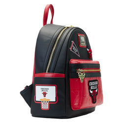 NBA Chicago Bulls Patch Icons Mini Backpack by Loungefly (Online Order Only)