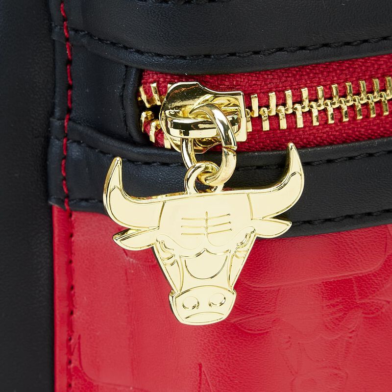 NBA Chicago Bulls Patch Icons Mini Backpack by Loungefly (Online Order Only)