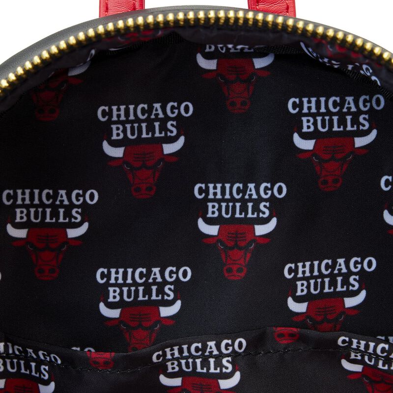 NBA Chicago Bulls Patch Icons Mini Backpack by Loungefly (Online Order Only)