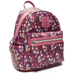 Loungefly The Nightmare Before Christmas Jack and Sally Hearts Mini-Backpack - Entertainment Earth Exclusive (ONLINE ORDER ONLY)