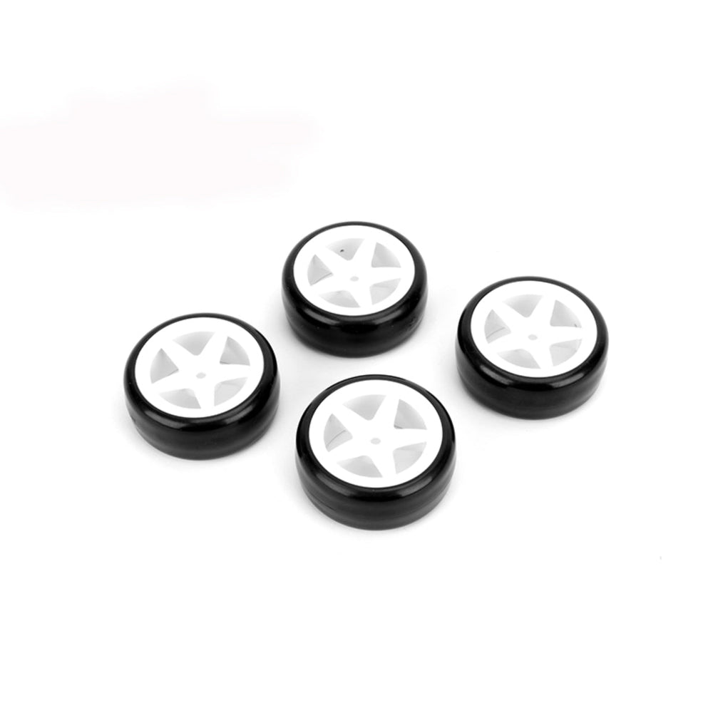 Louise R/C 1/10 Drift Tires 5 Spoke Wheel White (36mm), Fits T410 Drift NHA437 (ONLINE ORDER ONLY)