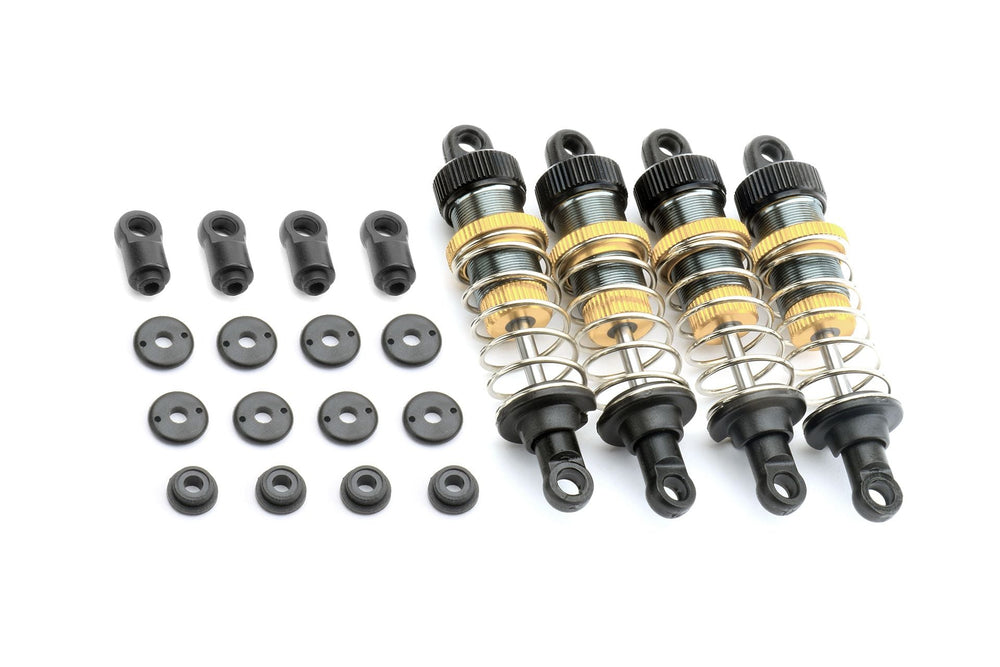 Louise R/C T410 Rally Shocks (Aluminum/ 65mm), Fits T410 Drift NHA450 (ONLINE ORDER ONLY)