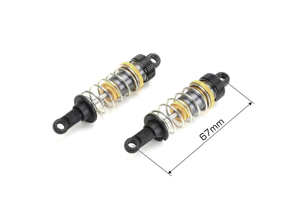 Louise R/C T410 Rally Aluminum - Front Shocks, 2pcs NHA517 (ONLINE ORDER ONLY)