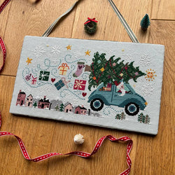 Driving Home for Christmas Cross Stitch Kit – Love Poppet Winter Stitch-Along (ONLINE ORDER ONLY)