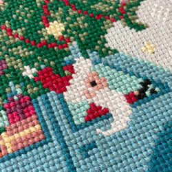 Driving Home for Christmas Cross Stitch Kit – Love Poppet Winter Stitch-Along (ONLINE ORDER ONLY)