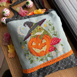 Love Poppet – Pumpkin Toad Cross Stitch Kit (ONLINE ORDER ONLY)