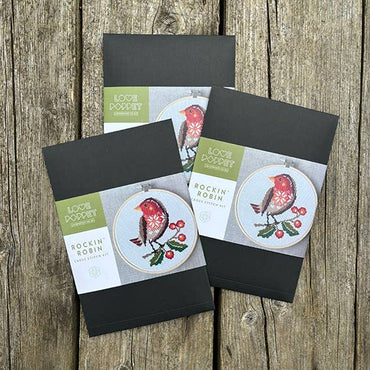 Love Poppet - Rockin Robin - Cross Stitch Kit (ONLINE ORDER ONLY)